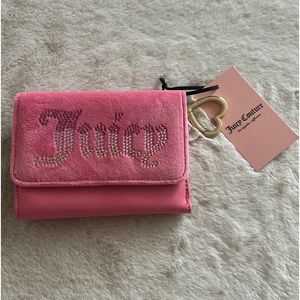 Juicy Couture Pink Lemonade Be Classic Double Sided Trifold Wallet